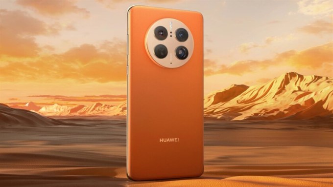 Huawei Mate 50 Pro phiên bản màu cam.  Ảnh: Huawei