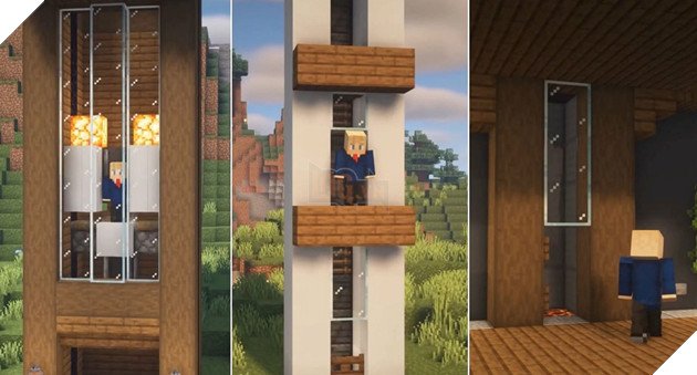 Minecraft: 3 thiết kế thang máy cực hữu ích mà bạn có thể áp dụng